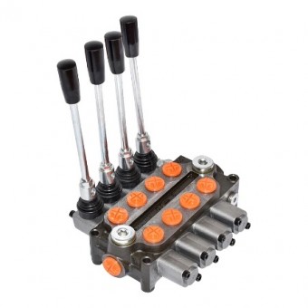 DISTRIBUITOR CU 4 SECTIUNI 4D FILET BSP 1/2” 100L WP 250 BAR.