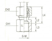 ADAPTOR PT. TEAVA FI M27X2-20S