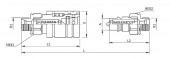 CUPLA RAPIDA DNP AGRO DN10/300BAR FE M14X1,5-8L M+T