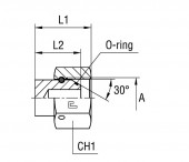 DOP CU O-RING 6L