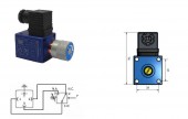 PRESOSTAT REGLABIL CU BUTON 2-40BAR/200BAR seria K5