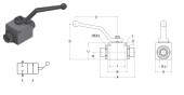 ROBINET HIDRAULIC TRALE 2 CAI FE M26X1,5-18L/400BAR DN16