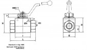 ROBINET HIDRAULIC TRALE 2 CAI FI NPT3/4”-315BAR DN20 GF