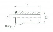 STUT SUDABIL CU O-RING 1,5X8LS